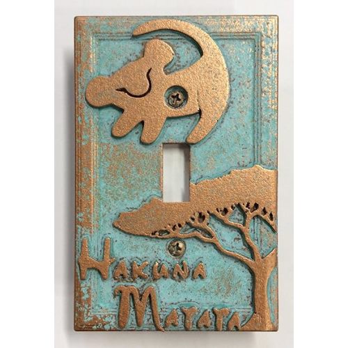 Lion King - Light Switch Cover (Aged Patina)