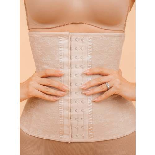 Cinturilla Lace Moldeadora Beige