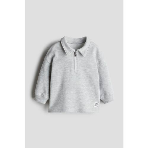 HALF-ZIP POLO SHIRT
