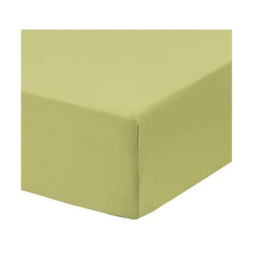 Everyday Kids Fitted Crib Sheet, 100% Soft Breathable Microfiber Baby Sheet, Fits Standard Size Crib Mattress 28in x 52in, Green Nursery Sheet