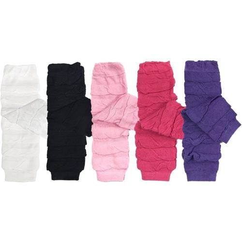 Bowbear Set of 5 Baby & Toddler Leg Warmer Collection Premium Value Pack, VS4