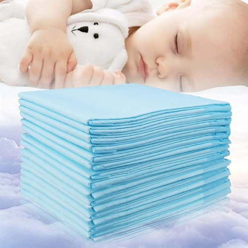 Baby Disposable Changing Pad, 100Pack Soft Waterproof Mat, Portable Diaper Changing Table & Mat, Leak-Proof Breathable Underpads Mattress Play Pad Sheet Protector(13'' 18'')