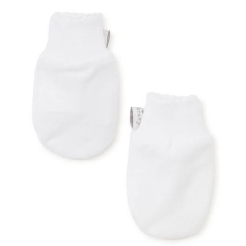 White Kissy Basics Mittens