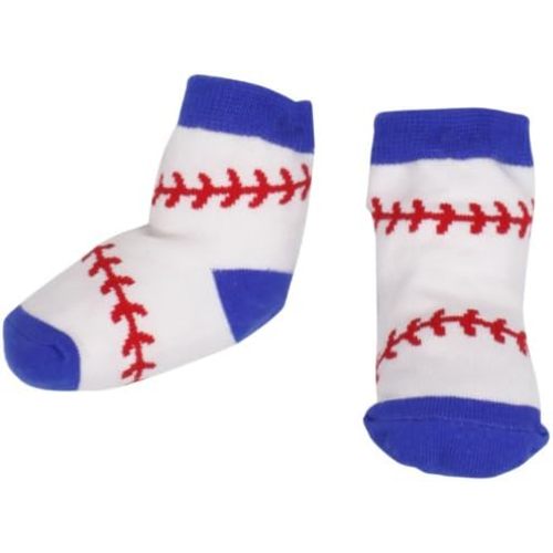 Mud Pie Newborn Baby-Boys Football Socks