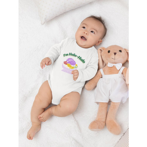 Halo-Halo Baby Onesie | I&#39;m mixed like Halo-Halo| Filipino Pride Onesie | Filipino Dessert