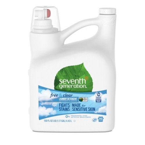 Seventh Generation Free & Clear Natural Liquid Laundry Detergent - 150oz