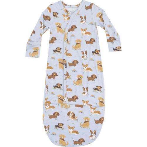 Bundle Gown, Best Friend Dogs Blue - Angel Dear | Maisonette