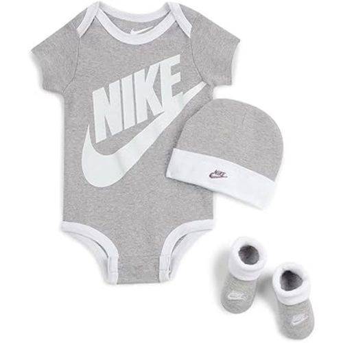 Nike unisex-baby Bodysuit Beanie Set