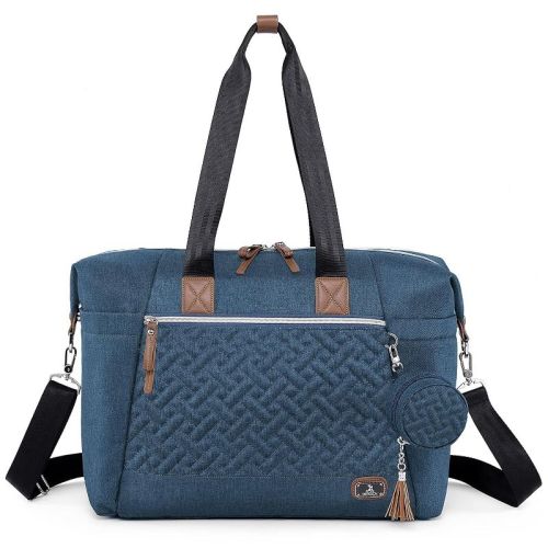 Dikaslon Diaper Bag Tote with Pacifier Case and Changing Pad Baby Bag for Boys and Girls, Olive Green