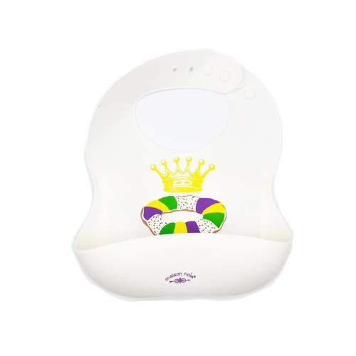 King Cake Silicone Bib