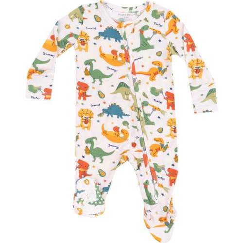2 Way Zipper Footie, Veggie Dinos - Angel Dear | Maisonette