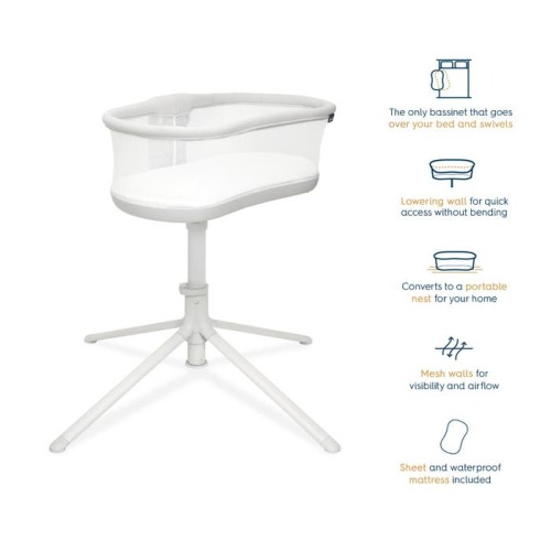 White Bassinest Swivel Sleeper 3.0 | HALO