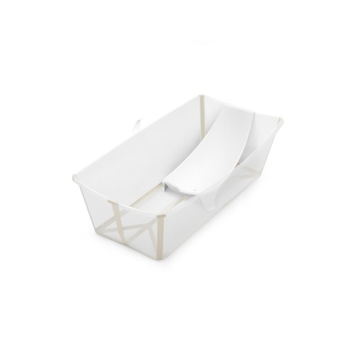Flexi Bath® Extra Large Foldable Baby Bath Tub with Temperature Plug & Infant Insert
