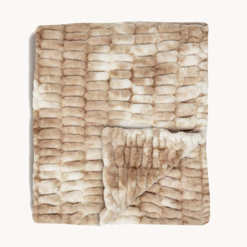 Caramel N' Cream Neutral Blanket | Lola Blankets