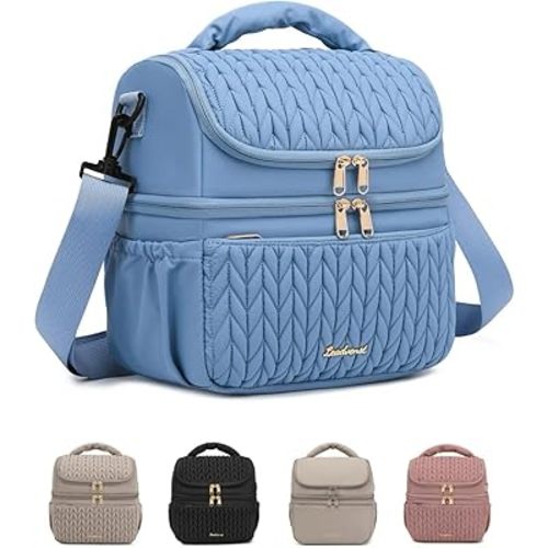 Breastmilk Cooler Bag - Large Capacity 12L Breast Pump Bags for Work