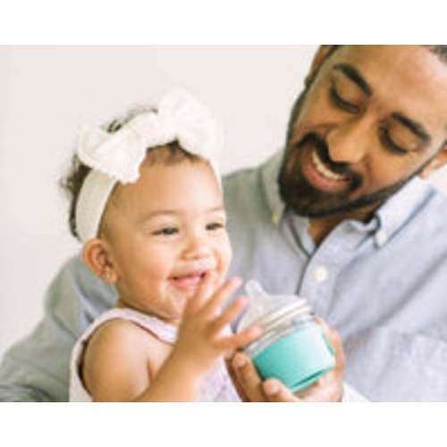 Mason Bottle Silicone Nipples for Regular Mouth Mason Jars Two-Pack - Medium Flow