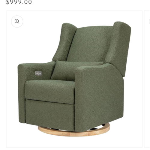 Babyletto Kiwi Glider Recliner with Electronic Control and USB | The Baby Cubby