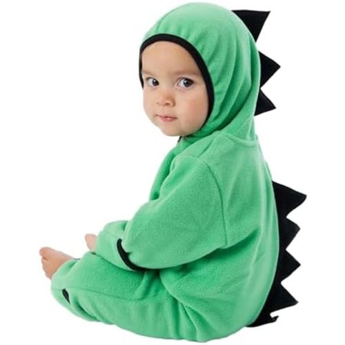 Fleece Baby Bunting Bodysuit – Infant One Piece Kids Hooded Romper Outerwear Toddler Jacket