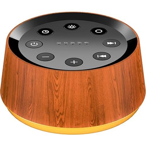 Brown Noise Sound Machine with 30 Soothing Sounds 12 Colors Night Light White Noise Machine for Adults Baby Kids Sleep Machines with 36 Volume Levels Memory Function 5 Timers for Home Office Travel
