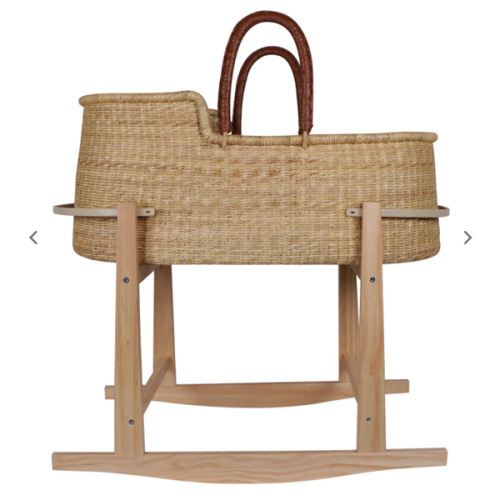 Rocking Bassinet Stand- Natural Pine