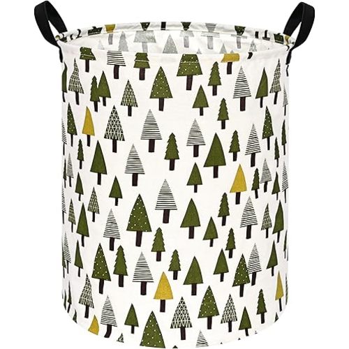 Kids Hamper,Baby Laundry Basket Waterproof Storage Bins for Women,Gifts Toy Organizer Box Foldable Canvas Chest,Room Decorarions for Home/Dorm/Kitchen/Pet/Office/Closet/Shelf