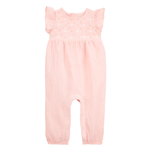 Baby Cotton Gauze Jumpsuit - Carter's | Carter's