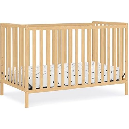 Delta Children Heartland 4-in-1 Convertible Crib, Natural