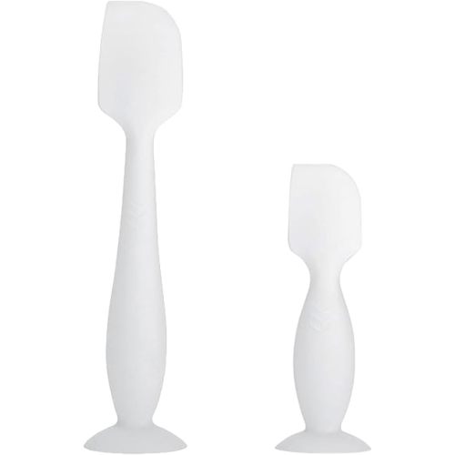 2 Pack Baby Diaper Cream Spatula - Baby Diaper Rash Cream Applicator for Butt Paste Diaper Cream - Diaper Cream Brush for Newborn Baby Essentials (White)