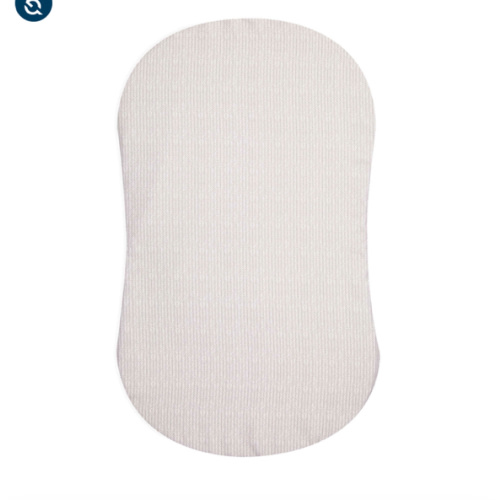 HALO - BassiNest Fitted Sheet 100% Cotton | Herringbone - cream ,