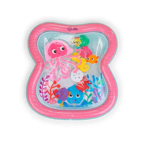 Baby Einstein Ocean Explorers Jiggling Janet Water Mat for Babies, Baby Plat Mat, 6 Floating Ocean Shapes for Cause & Effect, Multisensory, Ages 0-36 Months