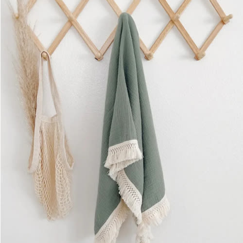 Fringe Baby Blanket
