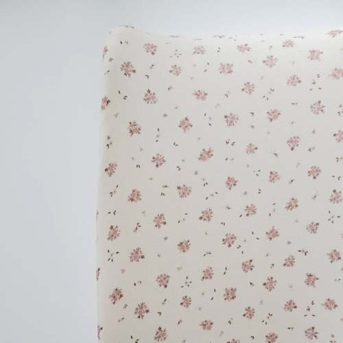 Evie Floral Muslin Changing Pad Cover