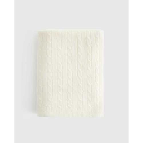 Luxe Cable Knit Cashmere Baby Blanket
