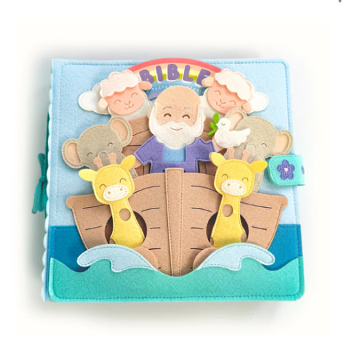Bible Old Testament Quiet Busy Books – Christian Montessori Gift for Toddlers – TinyBusy