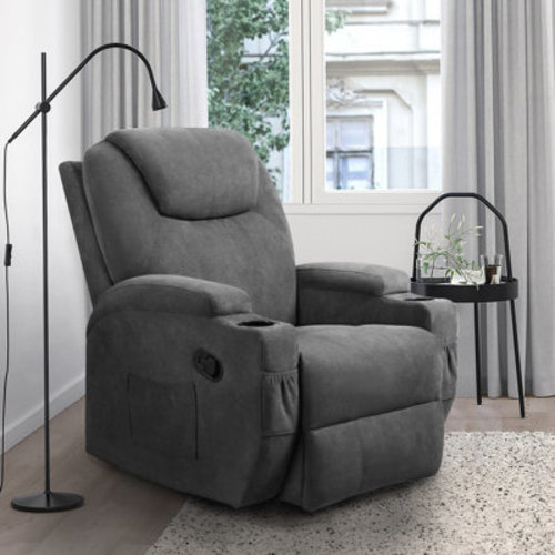 Latitude Run® Reclining Massage Chair with Swivel and Rocking Function | Wayfair