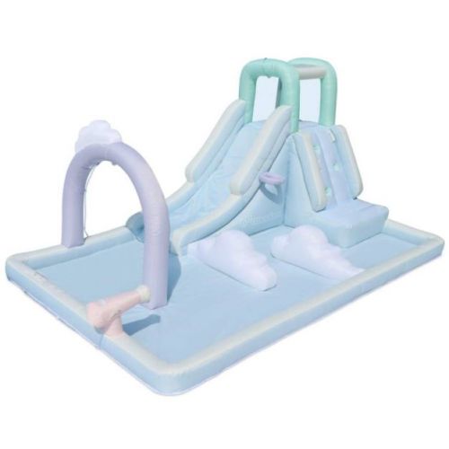 Bounceland Splash N' Dash Outdoor Inflatable Dream Water Slide with Pool Water Parks