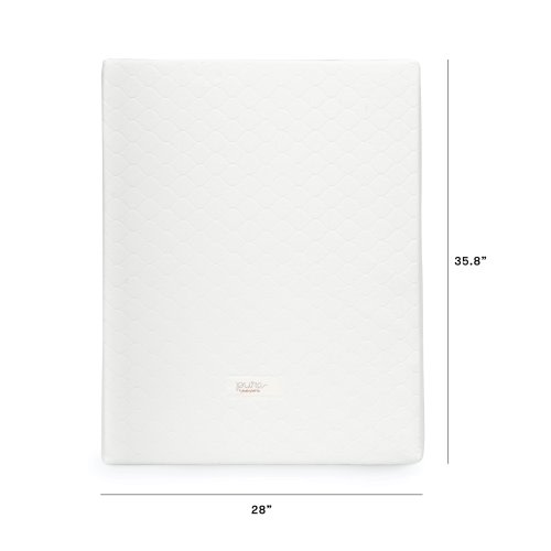 Babyletto Pure Core Midi Crib Mattress | Hybrid Quilted Waterproof Cover | Lightweight
