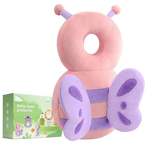 Baby Fall Back Head Protector - Baby Head Protector Backpack for Crawling Walking Gifts, Adjustable Toddlers Head Safety Pad Cushion