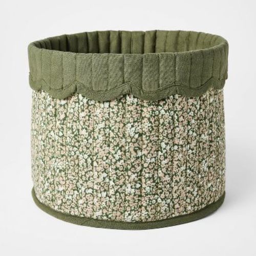 Small Floral Canvas Storage Basket - Threshold™ designed with Studio McGee