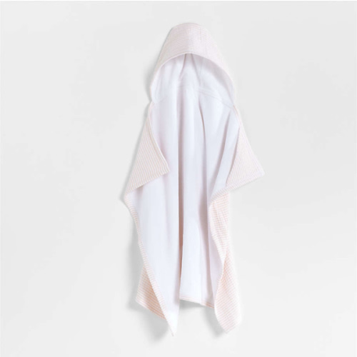 Baby's First Pink Organic Hooded Baby Towel