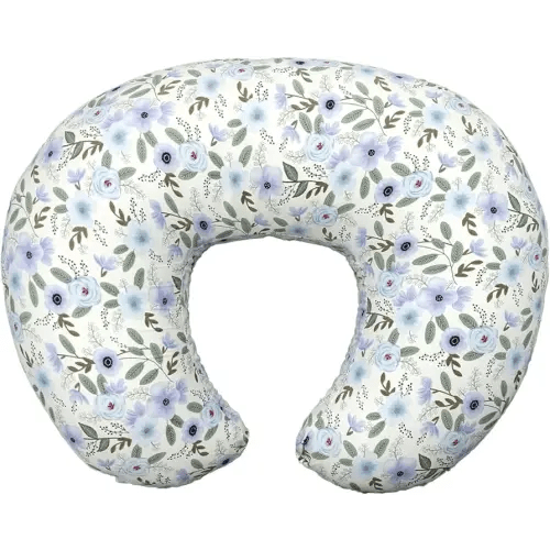 Nursing Pillow, Breastfeeding Pillows with Standard Size Removable Cover, Breast Feeding Pillow with Breathable Filling, Ergonomic Nursing Essentials for Bottle and Breastfeeding- Leaves…