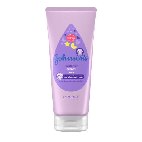 Johnson's Baby Bedtime Moisturizing Cream, Relaxing Aromas, 8 fl. oz