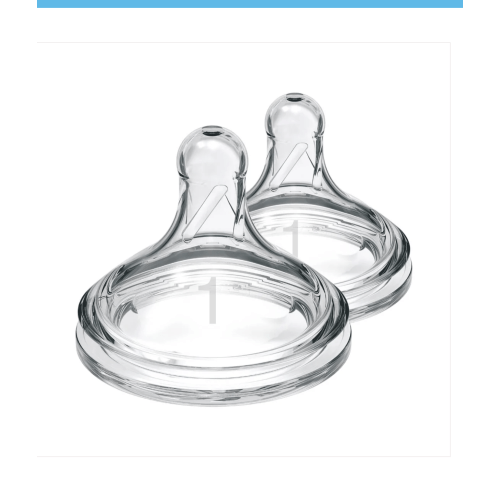 Dr. Brown's Natural Flow Wide-Neck Baby Bottle Silicone Nipple