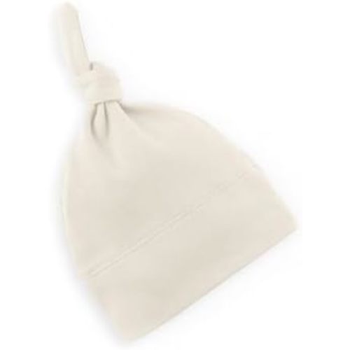Colored Organics Baby Organic Cotton Knotted Hat - Infant Knit Cap - Newborn Boys and Girls