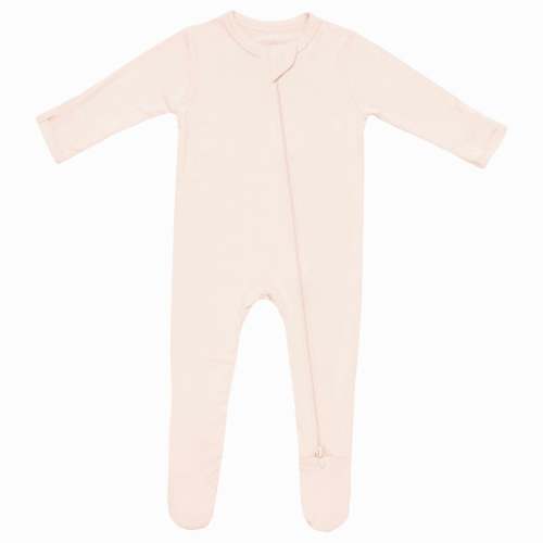 Zippered Footie in Porcelain (6 months)