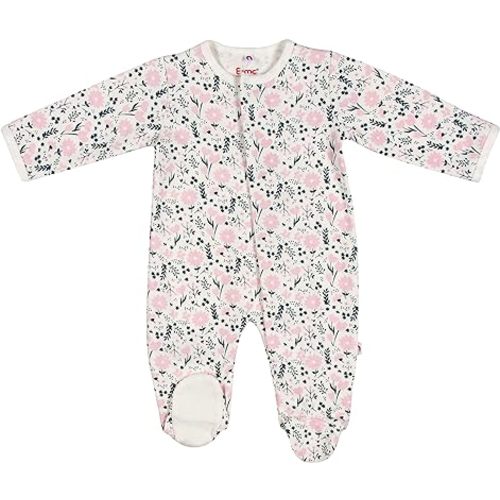 Magnetic Me Footie Pajamas - 100% Organic Cotton Baby Pajamas - Quick Magnetic Fastener Sleeper for Baby Boy and Girl