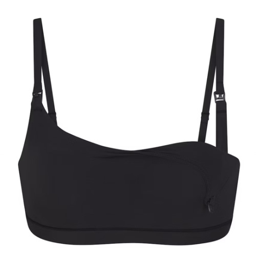 SKIMS MATERNITY NURSING SCOOP BRALETTE | ONYX