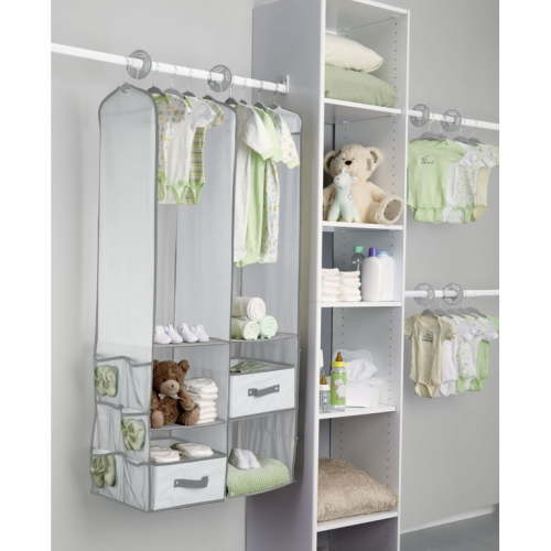 Delta Children 24-Piece Nursery Storage Set - Dove Gray