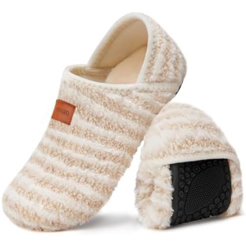 Tanamo House Slippers for Women Men Indoor Barefoot Slippers Socks Slip on House Shoes Cozy Comfy Slippers for Home Bedroom Travel Yoga