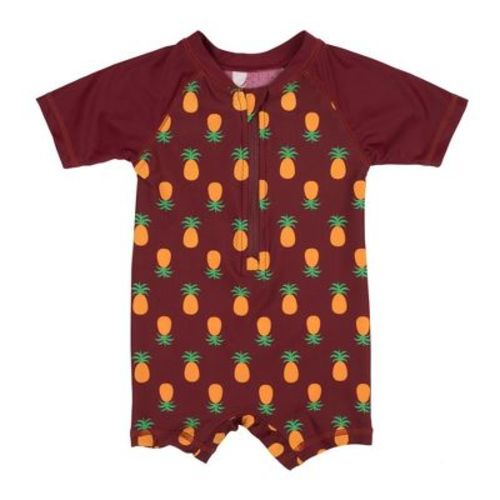 Leveret Baby One Piece Rashguard Pineapple 6-12 Month